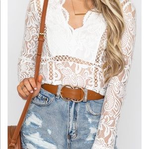 Lace Crop Top
